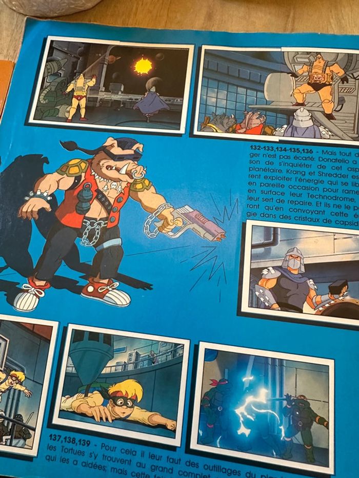 Album images Panini complet ancien Les Tortues Ninja stickers autocollants - photo numéro 9