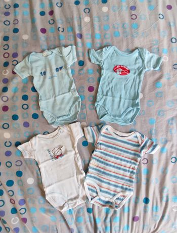 Lot bodies manches courtes gaçon