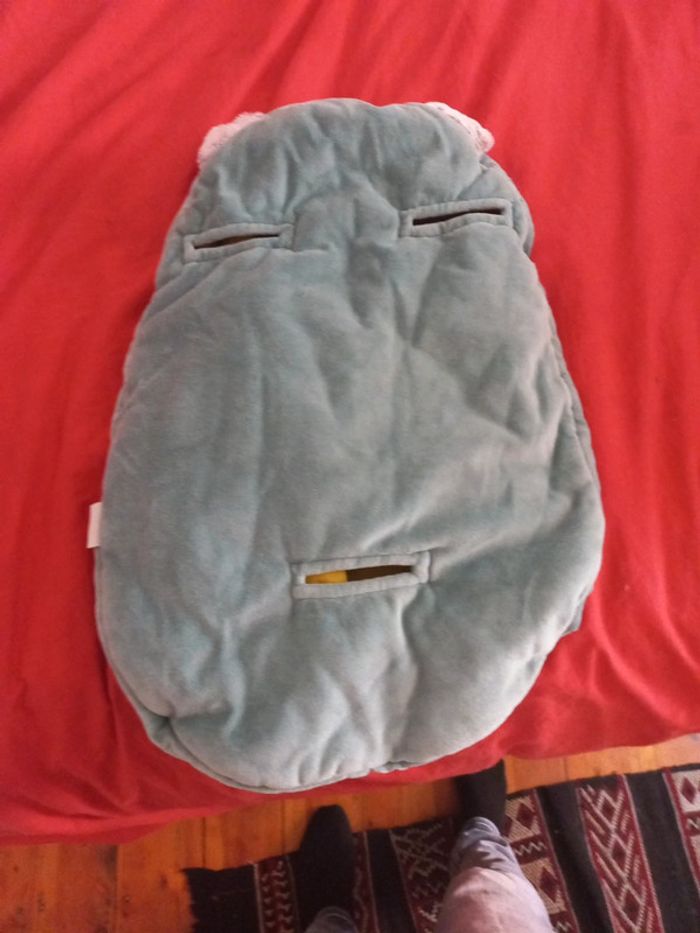 Magnifique nid d'ange /turbulette pour poussette ou cosy de bébé mixte - photo numéro 6