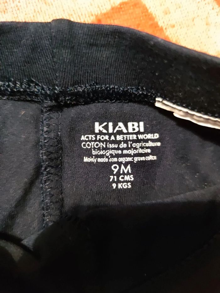 Legging/caleçon bleu marine T.9 mois - photo numéro 2