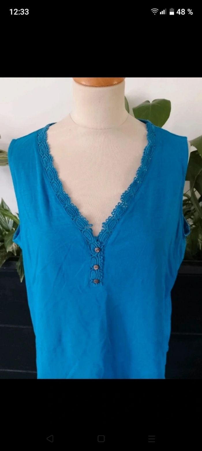 Débardeur bleu Grain de Malice - photo numéro 2