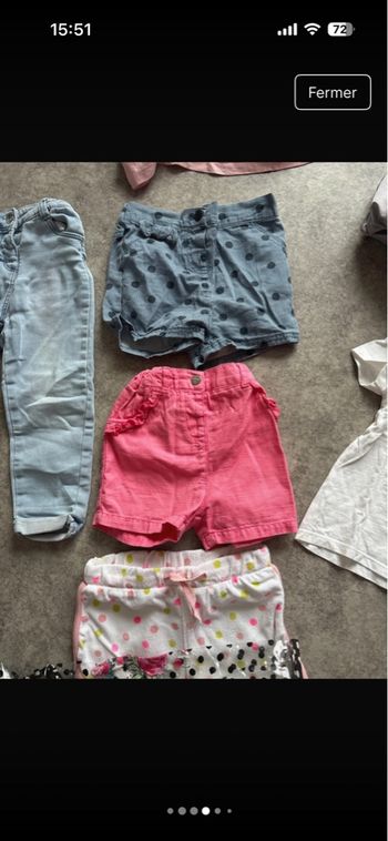 Lot vêtements fille 24 mois 