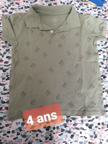 Polo tex cactus 4 ans