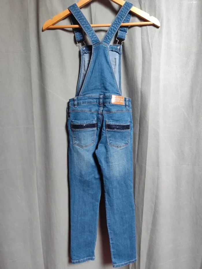 Salopette jeans 8ans - photo numéro 3
