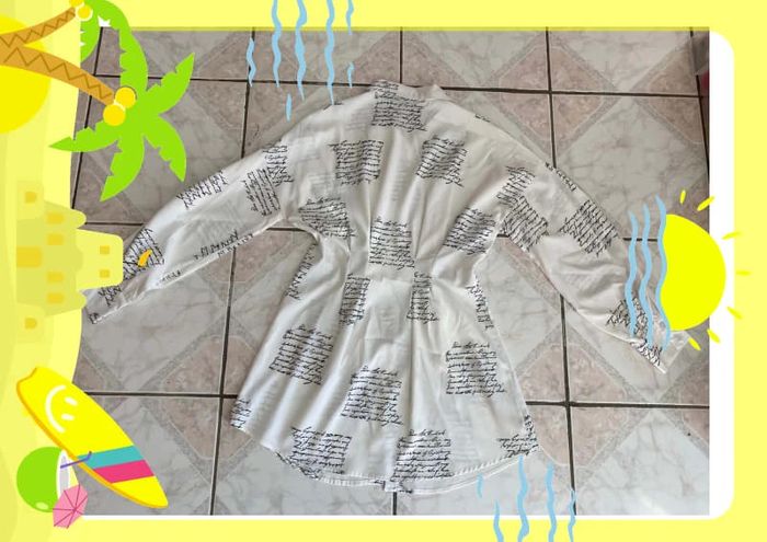 Robe chemise S 36 imprimé lettres - photo numéro 9