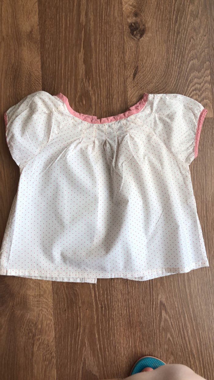 Chemisier blouse fille Natalys 18 mois