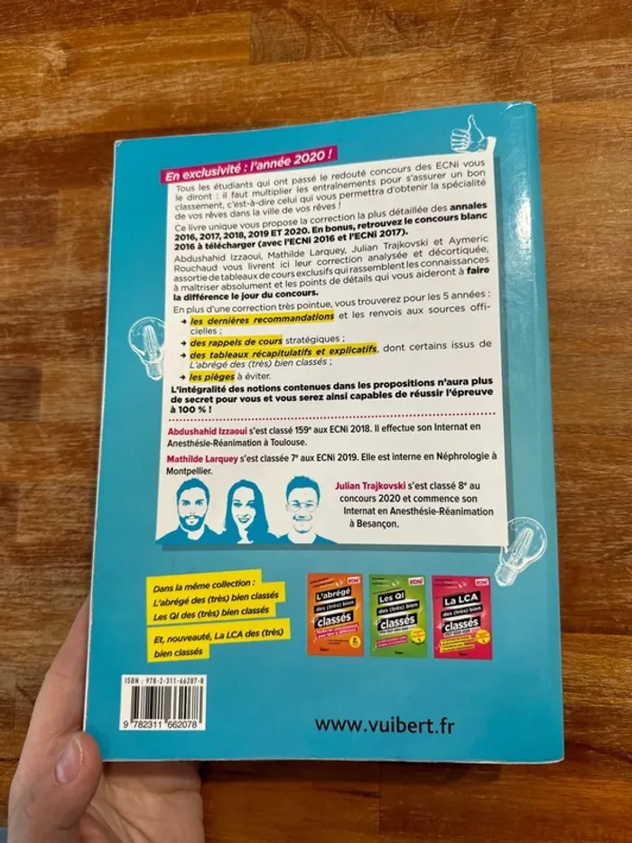 Livre les annales des très bien classé, 2016 2017 2018 2019, 2020 - photo numéro 3