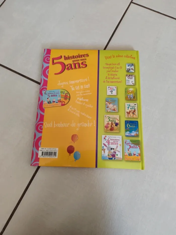 Livre pour mes 5 ans - photo numéro 2