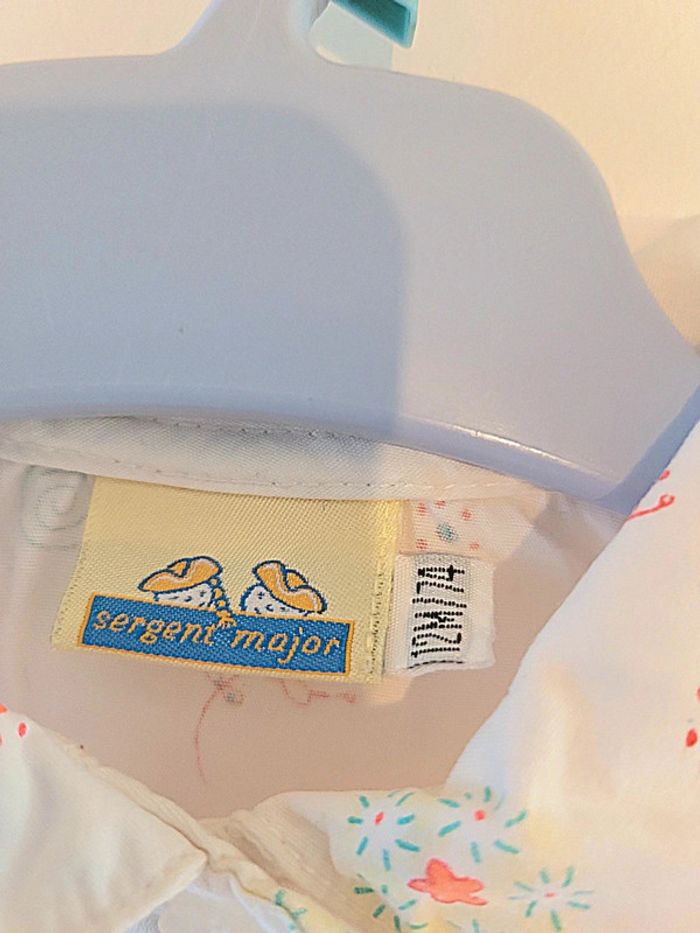 Chemise sergent major à fleurs Taille 9 mois - photo numéro 3