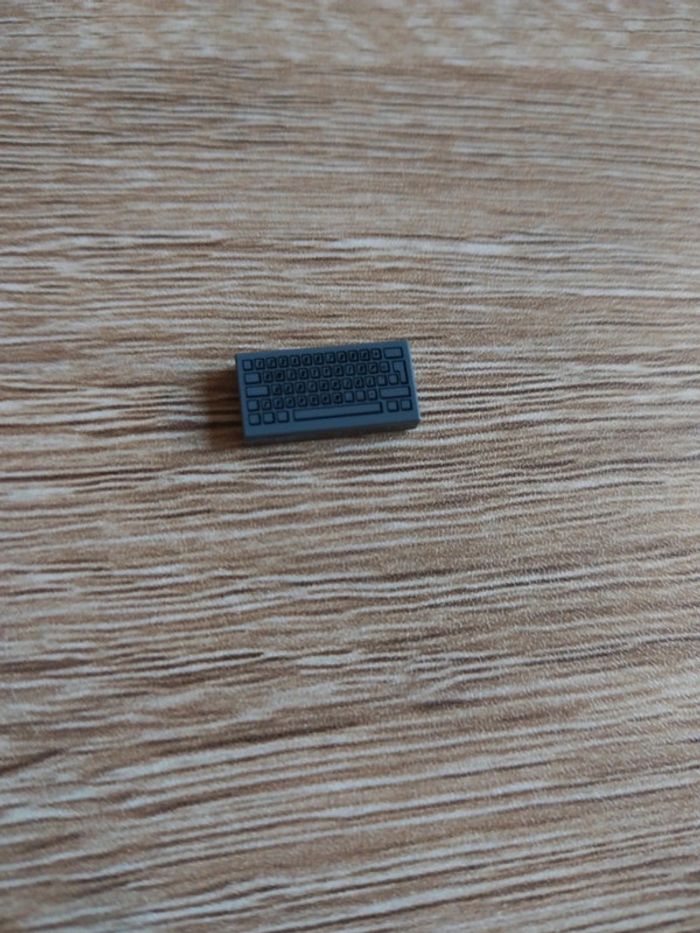 Lego tuile 1x2 clavier computer 3069pb0030 - photo numéro 2