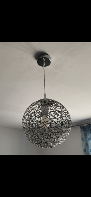 Suspension lustre argenté 