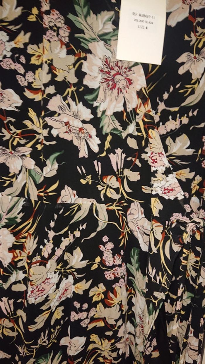 Robe longue porte feuille d'été marjolika t 38 neuve - photo numéro 3