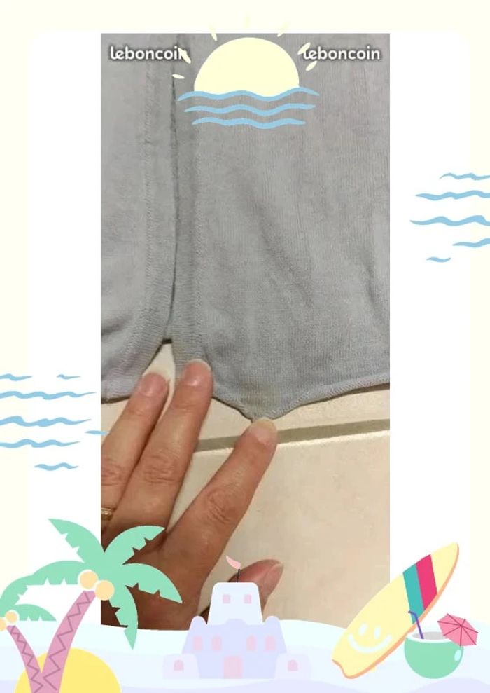 Gilet fille gris Kiabi 12 ans à boutons - photo numéro 4