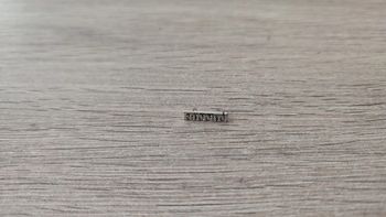 Logo arrière marque Ferrari pièce détachée miniature Burago BBurago Ferrari f40 1/18 1/18e #B12