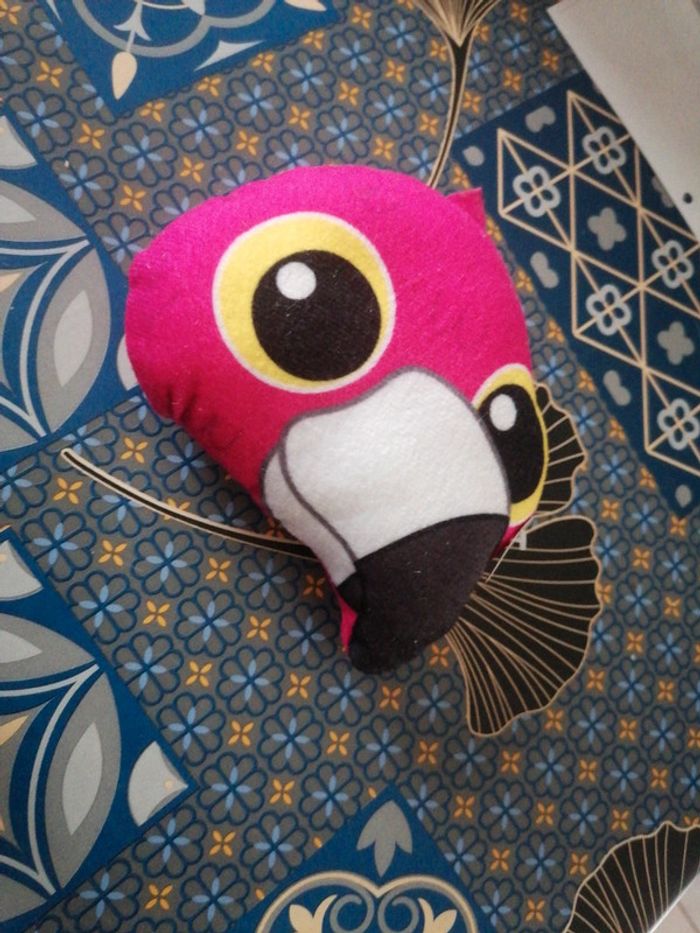 Peluche neuve flamant rose Pluchon