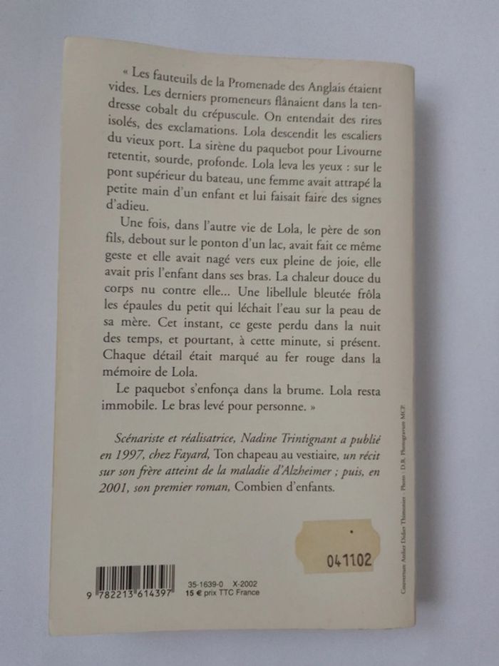 Nadine Trintignant - Le jeune homme de la rue de France - photo numéro 2