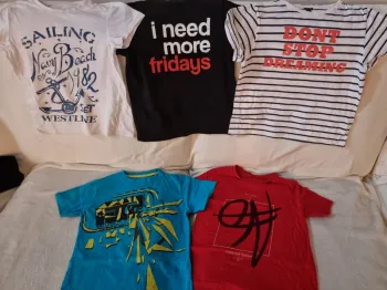 T shirts manches courtes 10 ans garçon