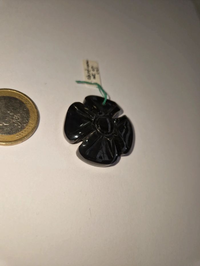 Pendentif obsidienne œil celeste toetihuacan - photo numéro 5