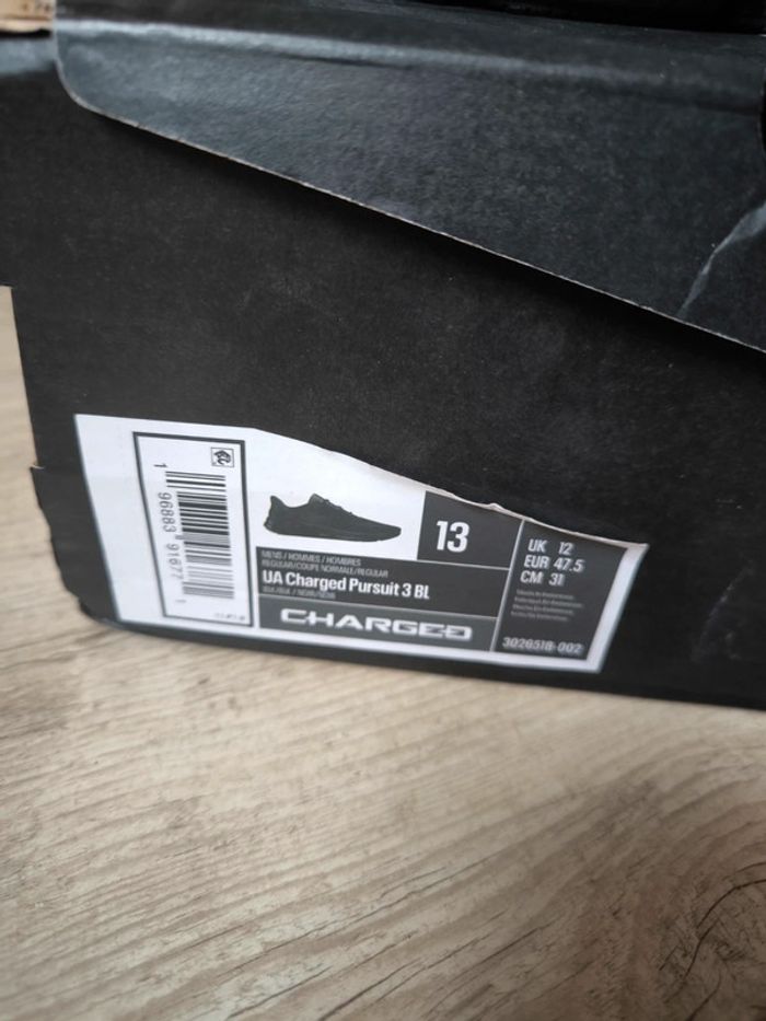 Basket under armour taille 47,5 UA charged pursuit 3 BL neuve - photo numéro 6