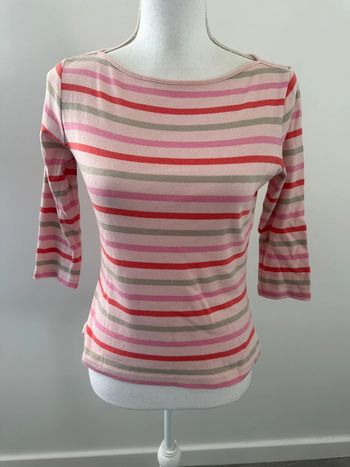 Marinière multicolore Alain Manoukian Vintage T38 M