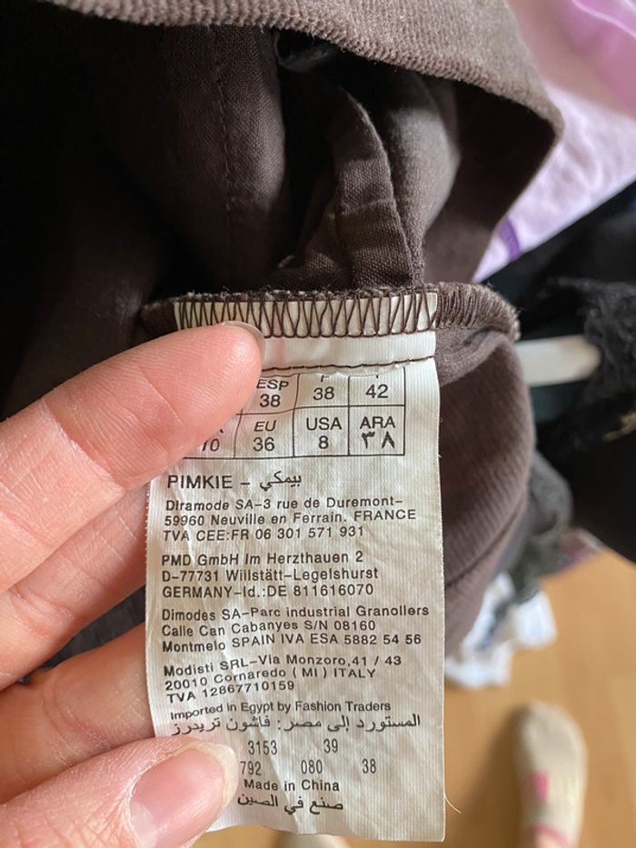 Robe tunique en velours Pimkie Taille 38 - photo numéro 4