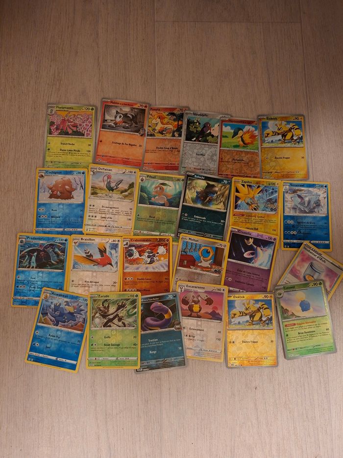 Lot 500 cartes pokemon tout types, états, années et séries - photo numéro 4
