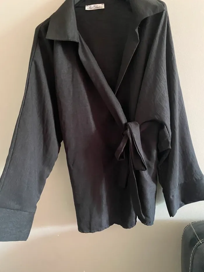 Veste kimono noir