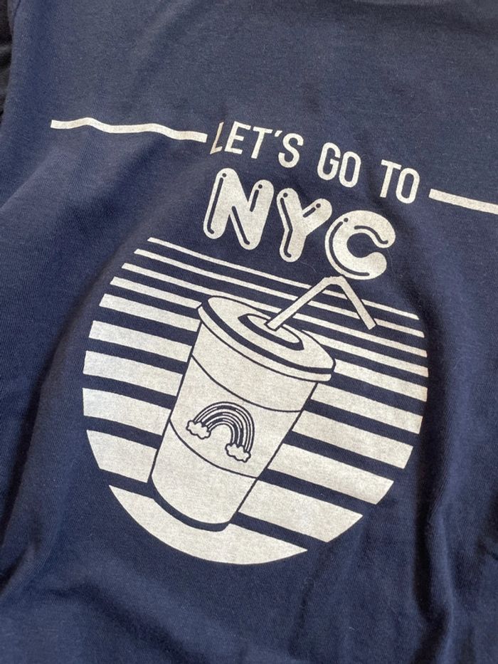 T-shirt ML marine - Z - 14ans - photo numéro 4