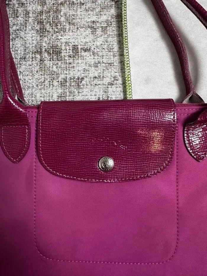 Sac longchamp le pliage rose taille S 596 - photo numéro 3