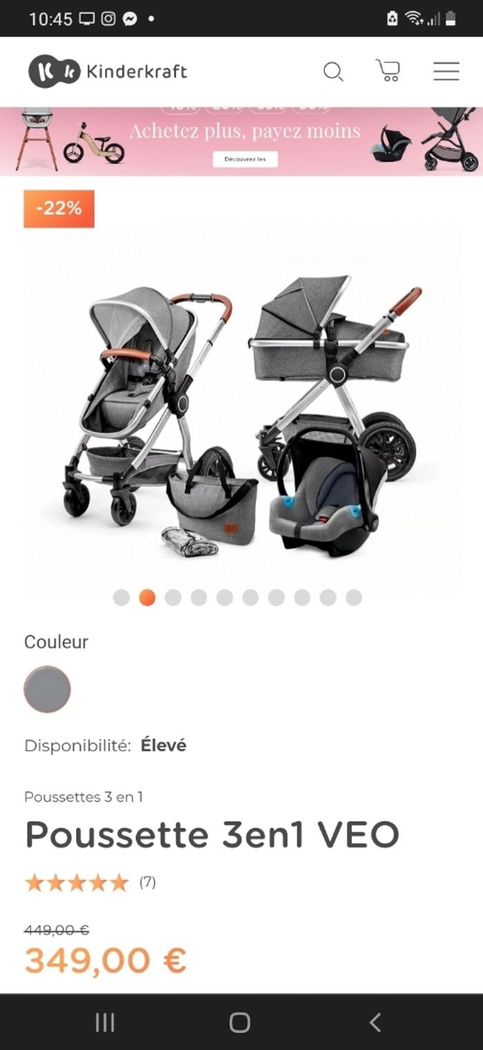 Pousette kinderkraft