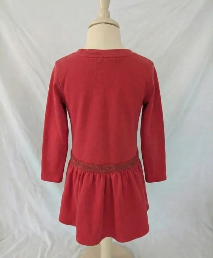 Robe rouge Cœur Inextenso - 6 ans (Tachée feutre / Idéal activités 🎨) - photo numéro 2