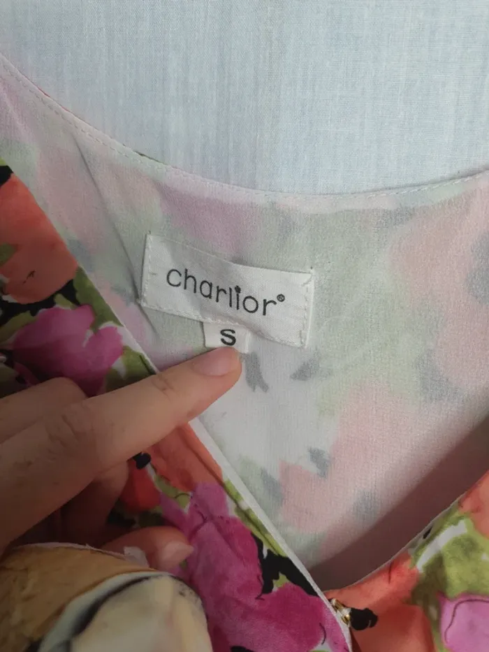 Robe fleurie portefeuille charlior - photo numéro 3