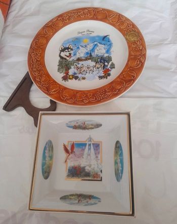 Assiette de décoration neuf