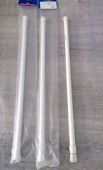 3 tringles autobloquantes 40/60cm