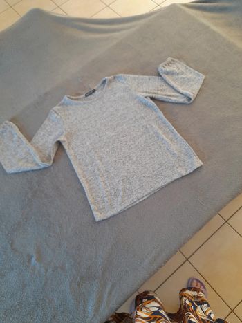 Pull gris chiné 10 ans