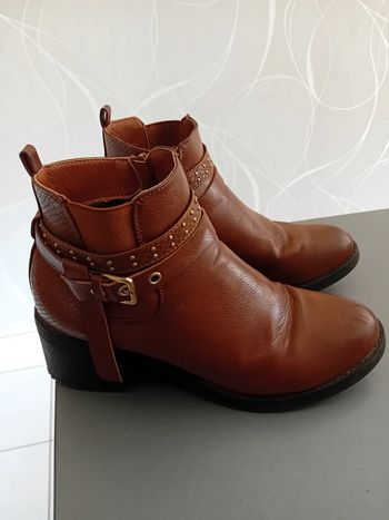 Bottine à talon marron T41