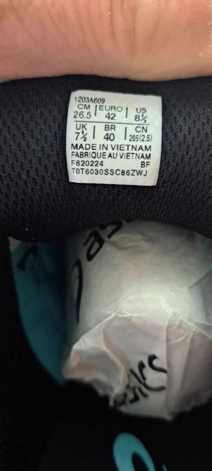 ASICS gel kayano 14 bleu turquoise  T40 - photo numéro 6
