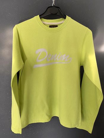 TEE shirt vert inscription Denm