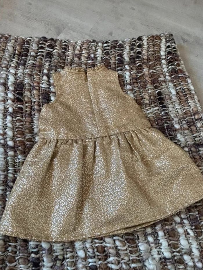 Robe dorée fille 18 mois Tex - photo numéro 6