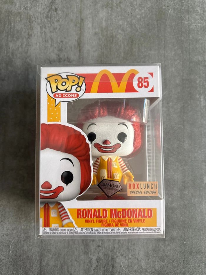 Funko Pop McDonald’s 85 Ronald McDonald Diamond Collection – BoxLunch Special Edition