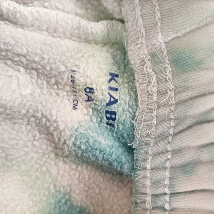 Bermuda tie and dye vert bleu Kiabi garçon 8 ans coton confortable été streetwear A1529 - photo numéro 5