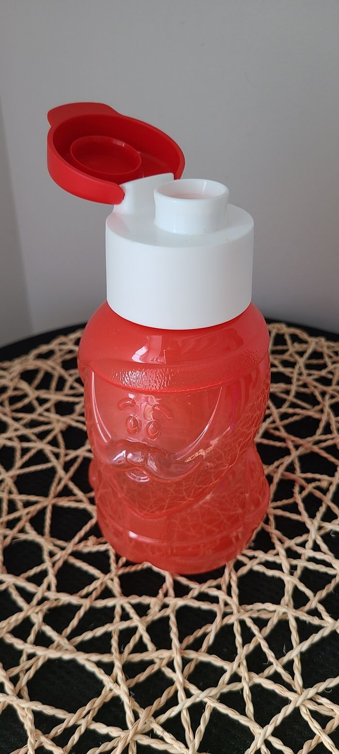 Gourde rouge père noël neuve tupperware - photo numéro 2