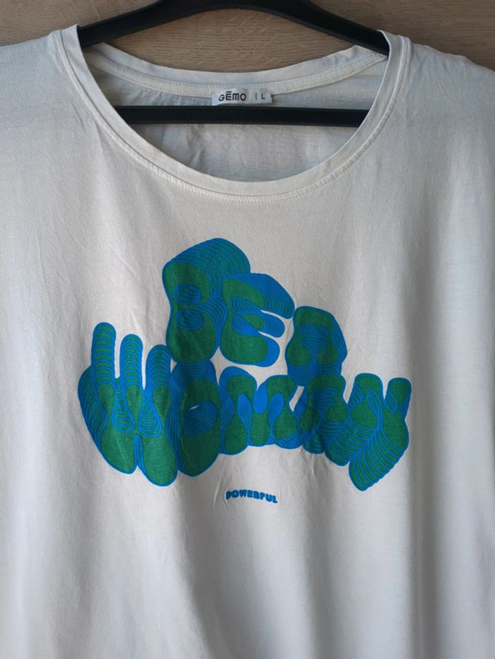 Tee shirt gemo taille L - photo numéro 2