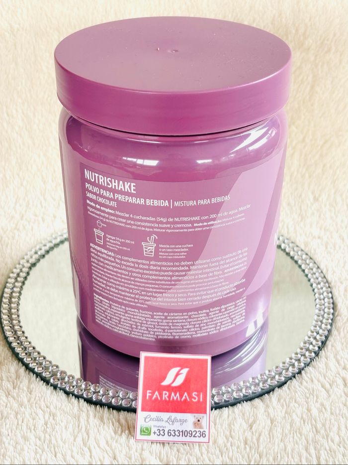 Nutrishake Farmasi Nutriplus 540g sabor chocolate - photo numéro 2