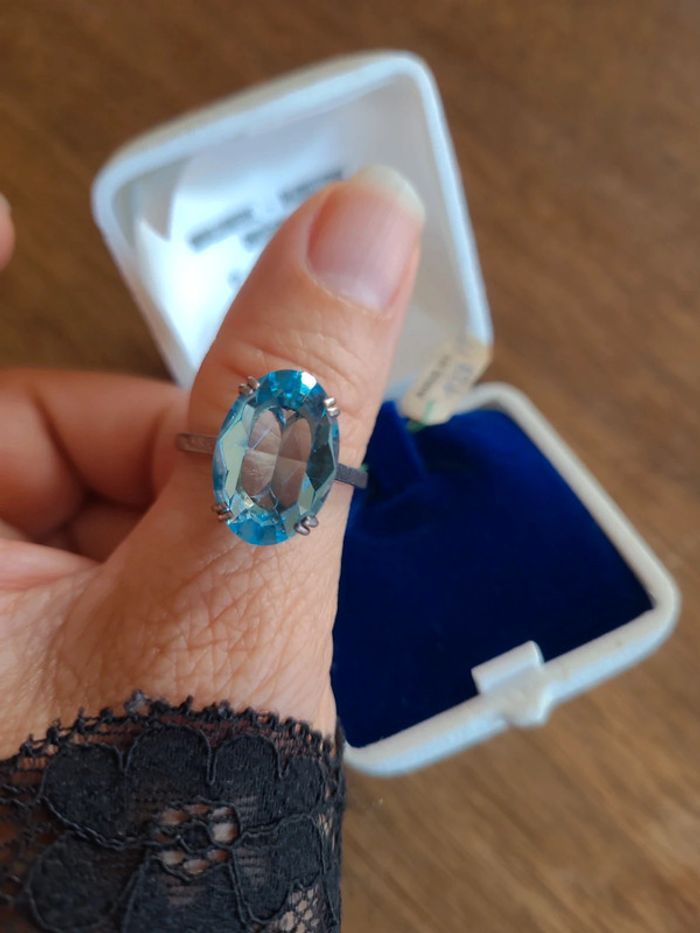 Bague aigue marine - photo numéro 4