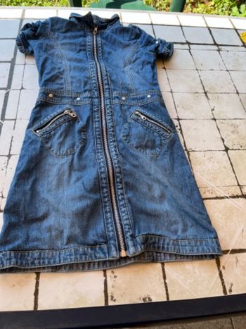 Robe fille en jean
