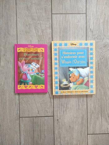 Lot de 2 livres Winnie l'ourson Disney