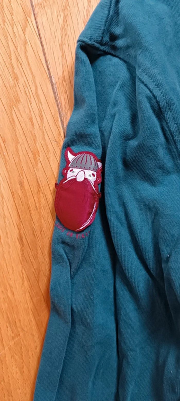 Sweat gilet manches longues sergent major 9 ans - photo numéro 4