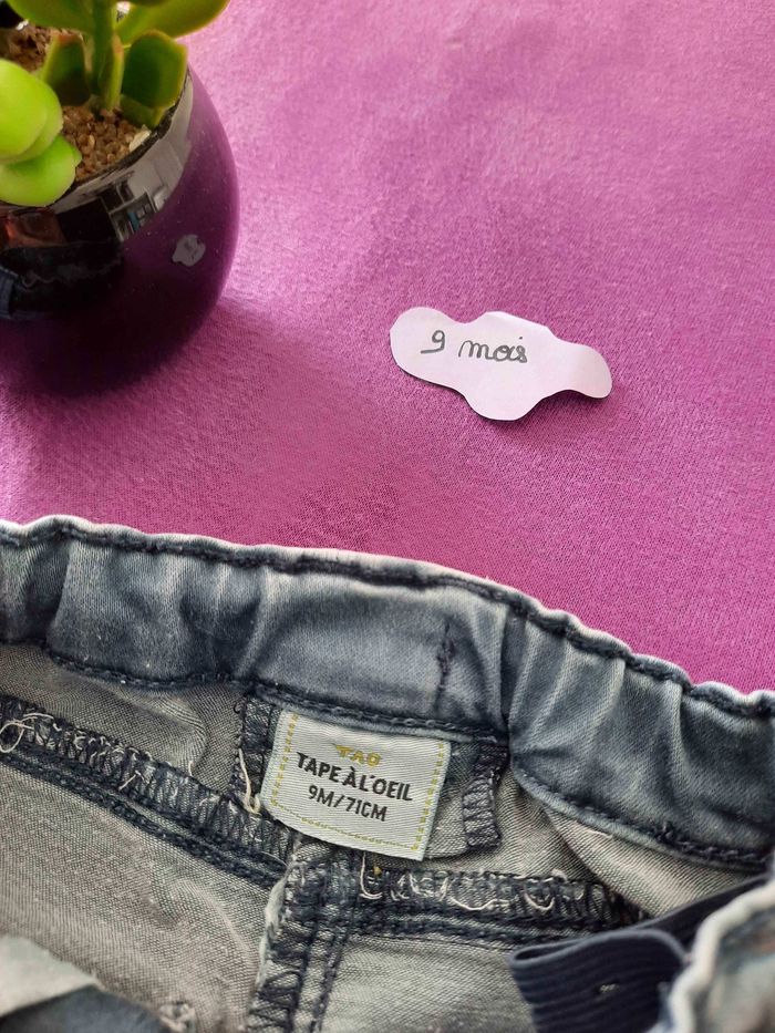 Pantalon bleu 9 mois - photo numéro 5