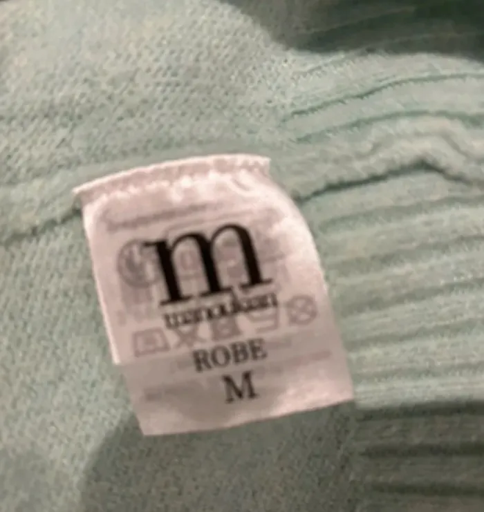 Robe pull Manoukian M vert menthe à col roulé - photo numéro 10